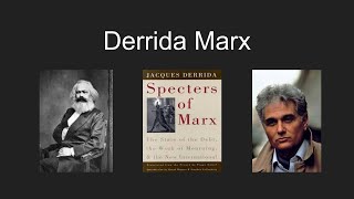 Derrida Marx Specters of Marx Pt 3 [upl. by Ttenrag314]