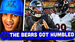 JT Reacts To Commanders Game Winning HAIL MARY vs Bears [upl. by Aretahs997]