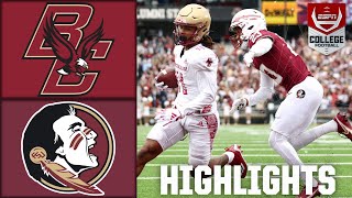 Florida State Seminoles vs Boston College Eagles  Full Game Highlights [upl. by Eidod]