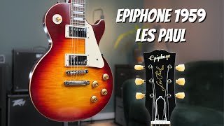 Epiphone 1959 Les Paul Standard Inspired by Gibson Custom  Sound Demo [upl. by Ignacia963]