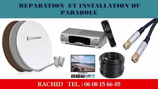 Réparation électronique et installation du parabole à Marrakech [upl. by Norym]