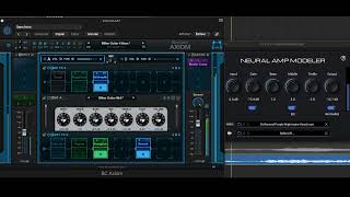 NAM neural amp modeler running into Axiom Plugin [upl. by Cooperman119]