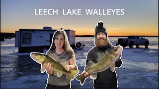 Leech Lake Ice Fishing 2024 [upl. by Ethban]