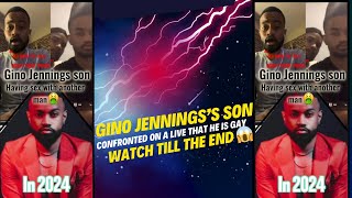 Gino Jennings’s son confronted on a live that he’s GAY😱2024 [upl. by Anyat]