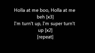 Chris Brown FT Tyga  Holla at me Lyrics on screen karaoke Fan of a fan [upl. by Binette]