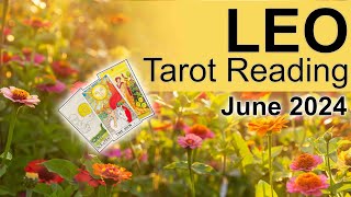 LEO TAROT READING quotA MESSAGE THAT CHANGES EVERYTHING LEOquot June 2024 tarotreading monthlytarot [upl. by Htiek412]