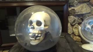 Gemmy Animated Mini Skeleton Spirit Ball Target Version [upl. by Sal]