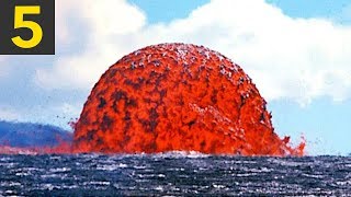 Top 5 Lava VS Water Videos [upl. by Miun313]