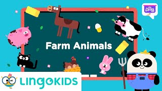 Learn About Farm Animals 🐄🐓  VOCABULARY FOR KIDS  Lingokids [upl. by Tracie]