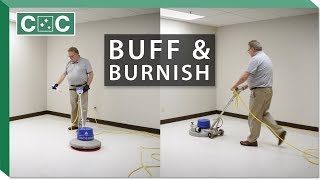 How to Buff and Burnish a Floor  Clean Care [upl. by Otrebor894]