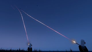 ArmA 3  US CRAM Firing Tracers  US Military Base shot Down Fighter Jet  Phalanx CIWS [upl. by Lewse990]