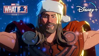 Marvel Studios What If  Season 2 l Holiday Wordplay l Disney [upl. by Idette]