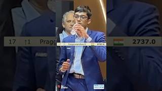 Pragg watching Magnus Carlsen WIN ☠️🔥praggnanandhaa magnuscarlsen chess [upl. by Lengel]