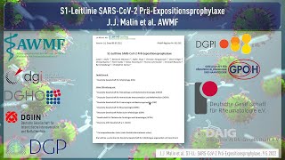 S1 Leitlinie SARSCoV2 PräExpositionsprophylaxe [upl. by Ykcul]