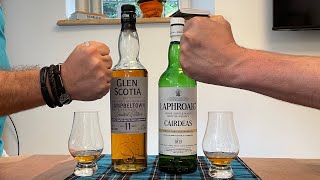 Laphroaig Cairdeas White Port amp Madeira vs Glen Scotia White Port [upl. by Nanyt]