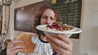 Probando comida callejera en ISRAEL 🇮🇱 [upl. by Picco]