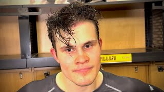 Jesse Puljujarvi on joining Penguins on tryout [upl. by Pinter]