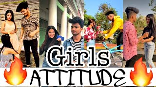 Girls Attitude 🔥 tik tok video  New Attitude tik tok video  New tik tok video 2020 [upl. by Lucey106]