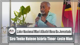 Líder Nasional Mari Alkatiri Husu ba Juventude Sira Tenke Buka Hatene Istória TimorLeste Nian [upl. by Yaral511]