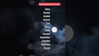 How dangerous are you astrology zodiasigns birthsigns horoscopes automobile [upl. by Aisyram]