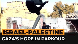 Gaza’s Palestinian athletes find resilience in parkour  Al Jazeera Newsfeed [upl. by Pellegrini16]