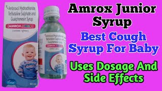 Amrox Junior Syrup  Ambroxol Hydrochloride Terbutaline Sulphate And Guaiphenesin Syrup Uses [upl. by Ahseket]