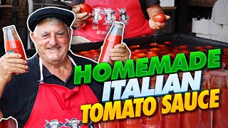 How To Make HOMEMADE TOMATO SAUCE Like an Italian Nonno [upl. by Eiramlirpa]