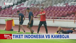 PSSI Sediakan 25000 Tiket pada Laga Indonesia vs Kamboja di Piala AFF 2022 iNewsMalam 2212 [upl. by Ydwor]