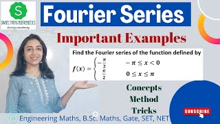 Fourier series engineering mathematics  Fourier Series for fx  pi2 and pi2 odd function [upl. by Siouxie79]