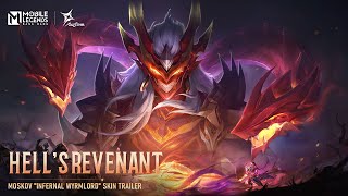 Hells Revenant  Moskov quotInfernal Wyrmlordquot  Skin Trailer  Mobile Legends Bang Bang [upl. by Clorinde]