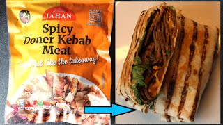 Jahan SPICY DONER KEBAB MEAT  £399  Farmfoods  450g  Make Your Own Kebab At Home [upl. by Blanch626]