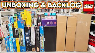 LEGO Unboxing amp My Backlog VLOG [upl. by Angell220]