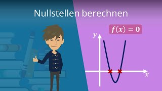 Nullstellen berechnen einfach erklärt  Studyflix [upl. by Elrebma]