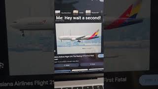 Asiana Flight 214 Be like plane aviation funny [upl. by Atiekan342]