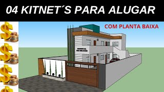 36  PROJETO DE 04 KITNET´S PARA ALUGAR [upl. by Vey]