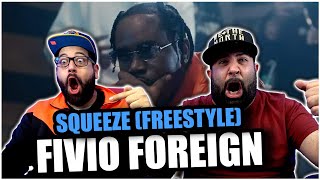 NEED THIS ON SPOTIFY Fivio Foreign  Squeeze Freestyle Official Video  REACTION [upl. by Urian]