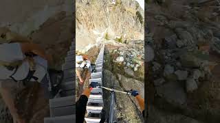 😱 SCARY Mountain Bike Vs Hiker 💥 shorts [upl. by Abramo]