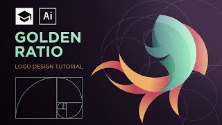 How to design a logo with golden Ratio 2  Adobe Illustrator Tutorial [upl. by Yetsirhc]