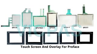 For Proface GP series touch screen and overlay with membrane keypad lcd display plastic case [upl. by Yerocal563]