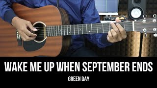 Wake Me Up When September Ends  Green Day  EASY Guitar Tutorial with Chords  Lyrics [upl. by Ande]