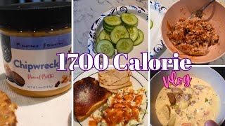 WHAT I EAT IN A DAY  AROUND 1700ish CALORIES  VLOG [upl. by Anirtik]