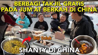 BERBAGI TAKJIL GRATIS PADA JUM’AT BERKAH DI CHINA MEREKA PADA HERAN TAPI TETAP BERTERIMA KASIH🤣 [upl. by Eelsel912]