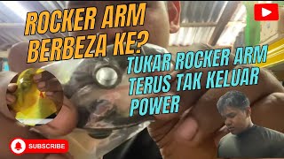 TUKAR ROCKER ARM TERUS TAK KELUAR POWER ROCKER ARM ADA BEZA KE HONDA EX5 DREAM [upl. by Ailuy]