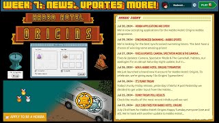 TYPEWRITERS amp BIRDBATHS HabboOrigins Week 7  traderclubgg [upl. by Etnomed]