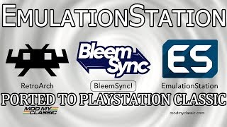 BleemSync  EmulationStation ported to the Playstation Classic [upl. by Olivette]