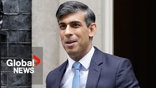 British PM Rishi Sunak proposes mandatory national service for 18yearolds if reelected [upl. by Ecirahc]