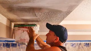 How To Remove Popcorn Ceilings Like A Pro No Mess Just Results  Paul Ricalde [upl. by Cobby814]