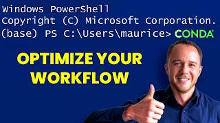 How to run Conda commands in Windows Powershell [upl. by Eile]