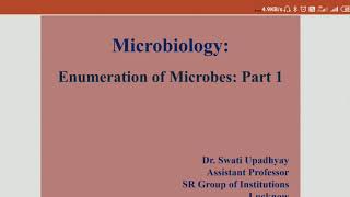 Measurement of microbial growth Part 1 [upl. by Niliram]