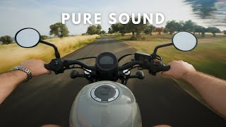 Relaxing  POV ASMR  Honda Rebel 500  Shorty GP [upl. by Scotty694]